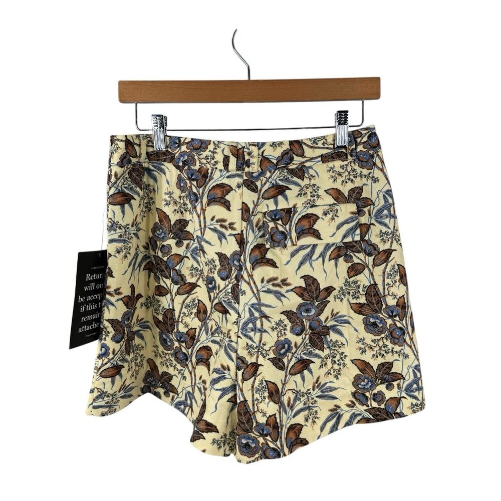 Tuckernuck Cream Floral High-Waist Shorts Romper - Picture 8 of 15